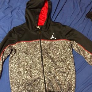 Boys Jordan Zip Up Hoodie